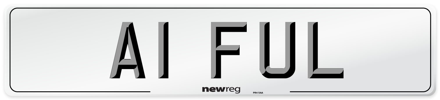 A1 FUL Number Plate from New Reg